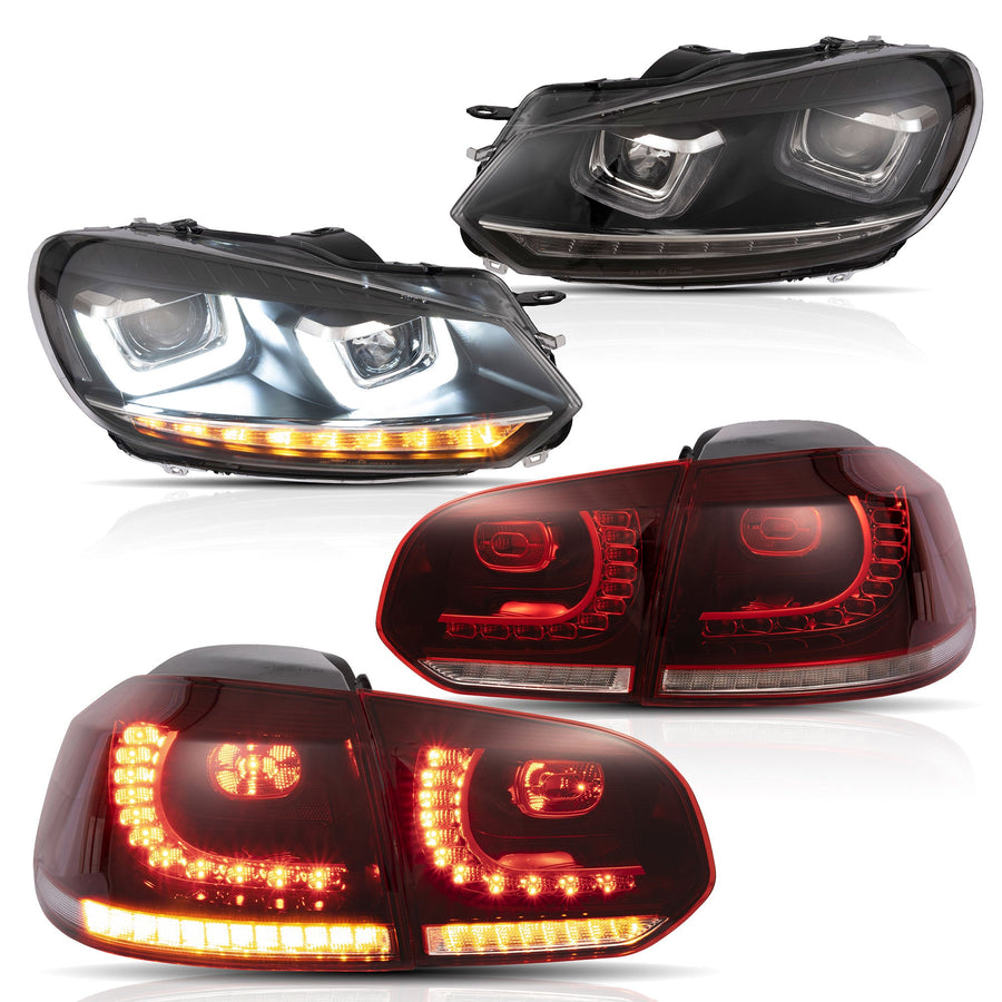 Buy Now Vland Headlights & Tail Lights For 2008-2013 Golf MK6 LED set [E-mark] W/ sequential and upgrade car parts from SIR Tuning at the Best Price. Headlights, Tail lights, Bodykits, Navigations, Automotive Headlight and Taillights Assemblies and more - Fast & Free Shipping within Europe, US & Worldwide.
