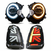 Vland Headlights+Tail Lights For 2007-2013 Mini Cooper R56 R57 R58 R59 [E-mark]