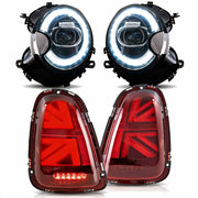 Vland Headlights+Tail Lights For 2007-2013 Mini Cooper R56 R57 R58 R59 [E-mark]