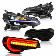 Vland Led Headlights+Tail Lights For 2012-2021 Toyota GT86/Scion FR-S/Subaru BRZ