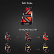 01-06 Mini Cooper R50 R52 R53 Vland Union Jack LED Tail Lights Sequential Turn Signal [E-mark]