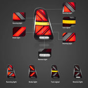 01-06 Mini Cooper R50 R52 R53 Vland Union Jack LED Tail Lights Sequential Turn Signal [E-mark]