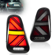 01-06 Mini Cooper R50 R52 R53 Vland Union Jack LED Tail Lights Sequential Turn Signal [E-mark]