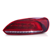 09-14 Volkswagen Scirocco Vland LED Tail Lights W/Amber Sequential Turn Signals [E-mark]