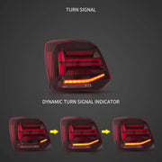 09-17 VW Polo MK5 Vland LED Aftermarket Tail Lights With Sequential Turn Signal [E-mark]
