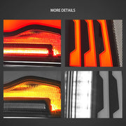 09-18 Dodge Ram 1500/2500/3500 Vland Upgrade LED Tail Lights With Amber Turn Signal