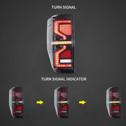 12-22 Ford Ranger Vland LED Upgrade Tail Lights With Amber Sequential Turn Signal (Not Fit For US Models)