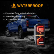 12-22 Ford Ranger Vland LED Upgrade Tail Lights With Amber Sequential Turn Signal (Not Fit For US Models)