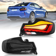 14-21 BMW 2 Series (F22 F23) M2 (F87) Vland OLED Tail Lights With Dynamic Welcome Lighting GTS Style [E-mark]