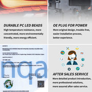 14-21 BMW 2 Series (F22 F23) M2 (F87) Vland OLED Tail Lights With Dynamic Welcome Lighting GTS Style [E-mark]