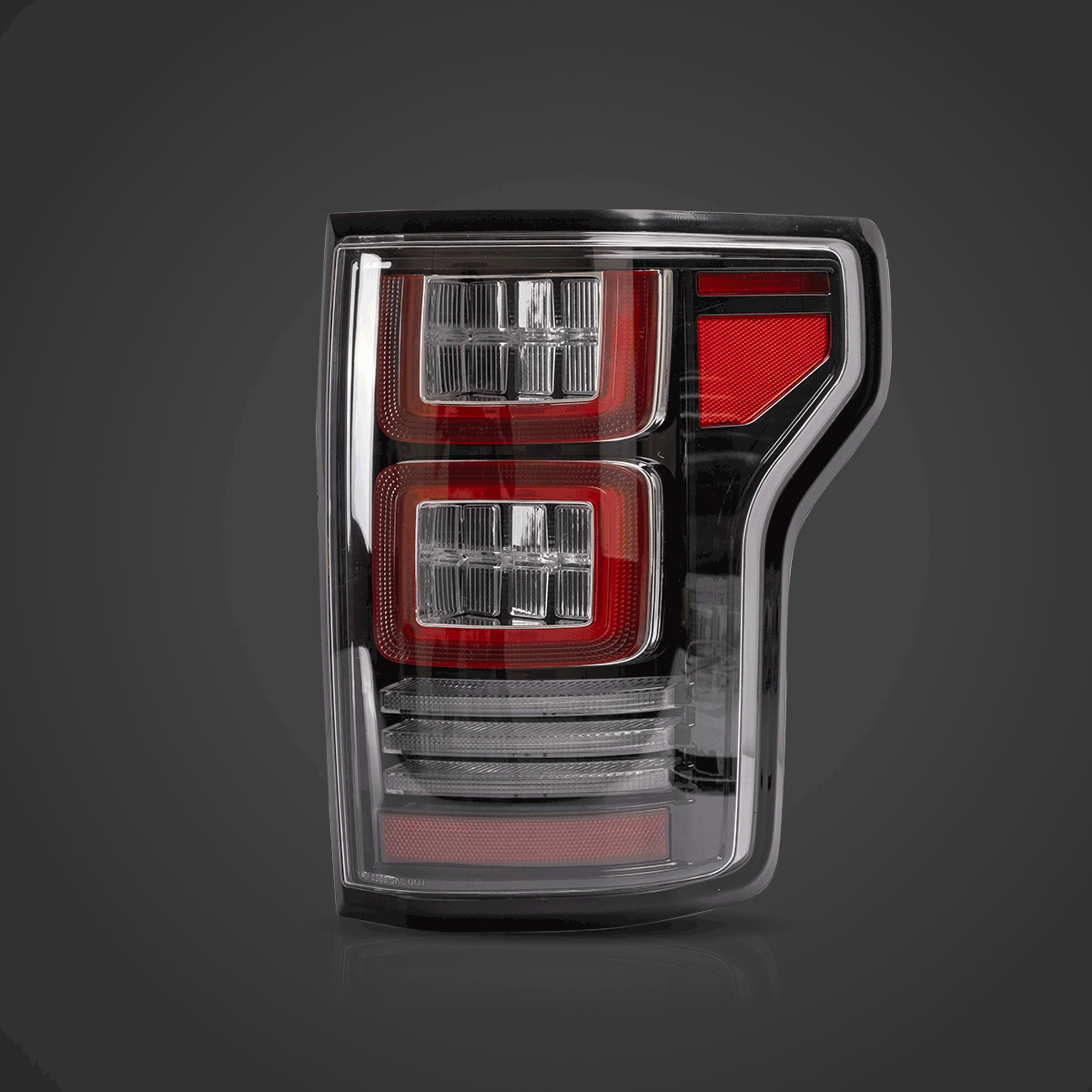 15-20 Ford F150 13th Gen Vland LED Tail Lights With Amber Sequential Turn Signal