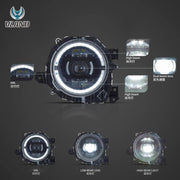 19-23 Suzuki Jimny Vland Full LED Dual Beam Projector Upgrade Headlights With Start-up animation