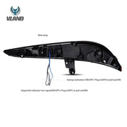 19-24 Toyota GR Supra A90/A91 Vland LED Tail Lights w/Dynamic Animation