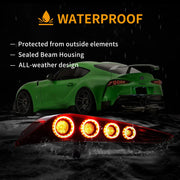 19-24 Toyota GR Supra A90/A91 Vland LED Tail Lights w/Dynamic Animation