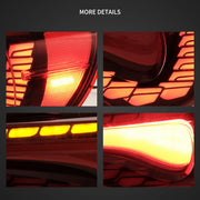 12-20 Toyota 86 GT86 FT86 13-20 Subaru BRZ 13-20 Scion FR-S Vland LED Tail Lights With Sequential Turn Signal [Dragon Style]