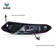 16-23 Mercedes C-Class A205 C205 Vland Full LED Tail Lights With Animation Sequential