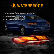 16-23 Mercedes C-Class A205 C205 Vland Full LED Tail Lights With Animation Sequential