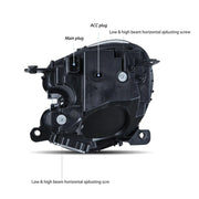 10-16 Mini Countryman R60 Vland Full LED Dual Beam Projector Headlights [E-mark]