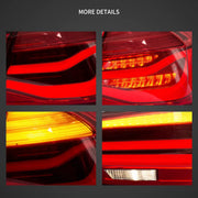 2012-2018 BMW F30 F80 M3 3-Series Vland LED Tail Lights With Sequential Turn Signal [E-mark]