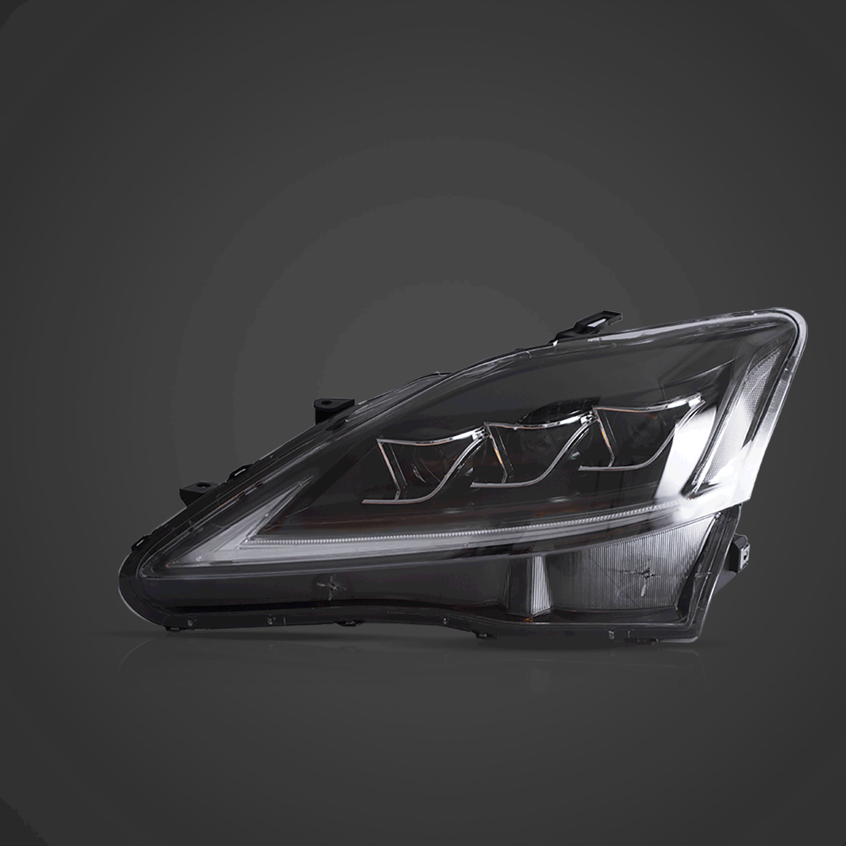 06-12 Lexus IS250/IS250C/IS350/IS220d & 08-14 ISF(XE20) Vland Matrix Projector Headlights E-mark