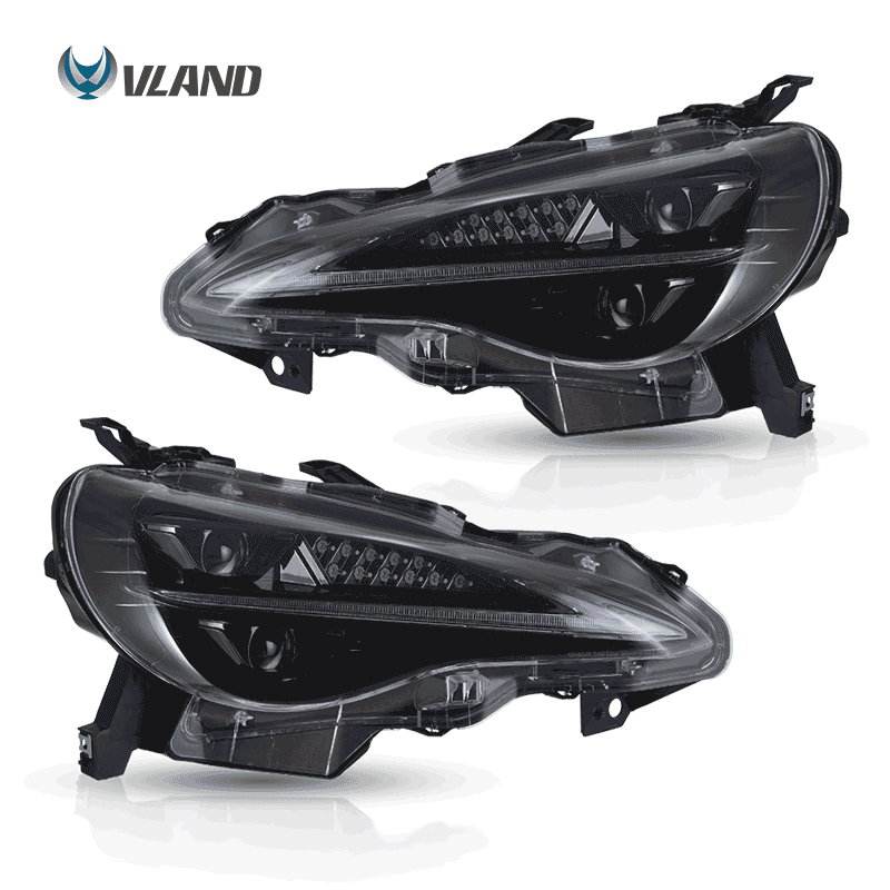 12–21 Toyota 86/GT86, Subaru Brz, Scion Frs Vland Upgrade Full LED Dual Beam Projector Headlights