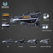 12–21 Toyota 86/GT86, Subaru Brz, Scion Frs Vland Upgrade Full LED Dual Beam Projector Headlights