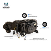 12–21 Toyota 86/GT86, Subaru Brz, Scion Frs Vland Upgrade Full LED Dual Beam Projector Headlights