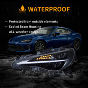 12–21 Toyota 86/GT86, Subaru Brz, Scion Frs Vland Upgrade Full LED Dual Beam Projector Headlights