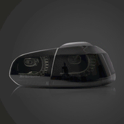 08-12 VW Golf Mk6 Vland LED Aftermarket Tail Lights With Amber Sequential Turn Signal [E-mark]