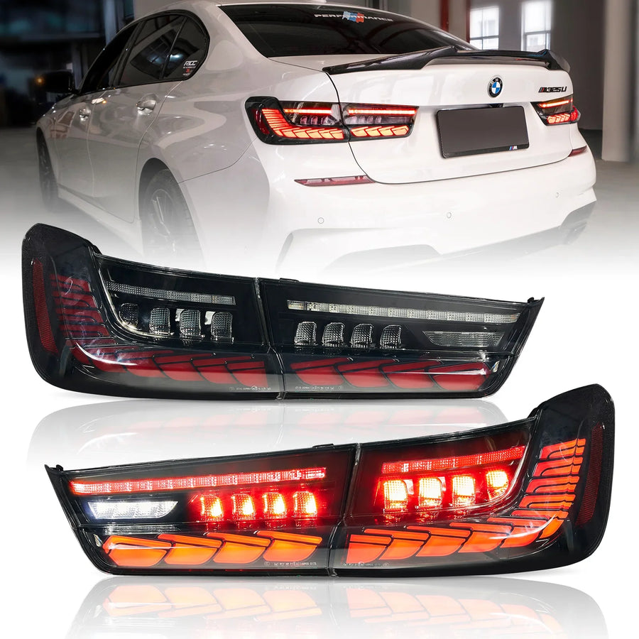 Buy Now 18-24 BMW 3 Series 7th Gen G20/G28/G80 Vland OLED Tail Lights With Sequential Turn Signal [E-mark] and upgrade car parts from SIR Tuning at the Best Price. Headlights, Tail lights, Bodykits, Navigations, Tail lights and more - Fast & Free Shipping within Europe, US & Worldwide.