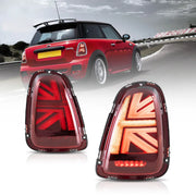 Mini Cooper R56 R57 R58 R59 2007-2013 Vland LED Tail Lights Union Jack [E-mark]