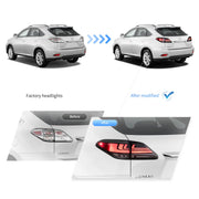 08-14 Lexus RX 350 400h 450h 450hL Vland LED Tail Lights