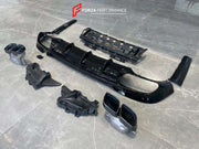 REAR DIFFUSER S63 AMG E PERFORMANCE STYLE for S-CLASS W223 S450 S500 S580 2020+