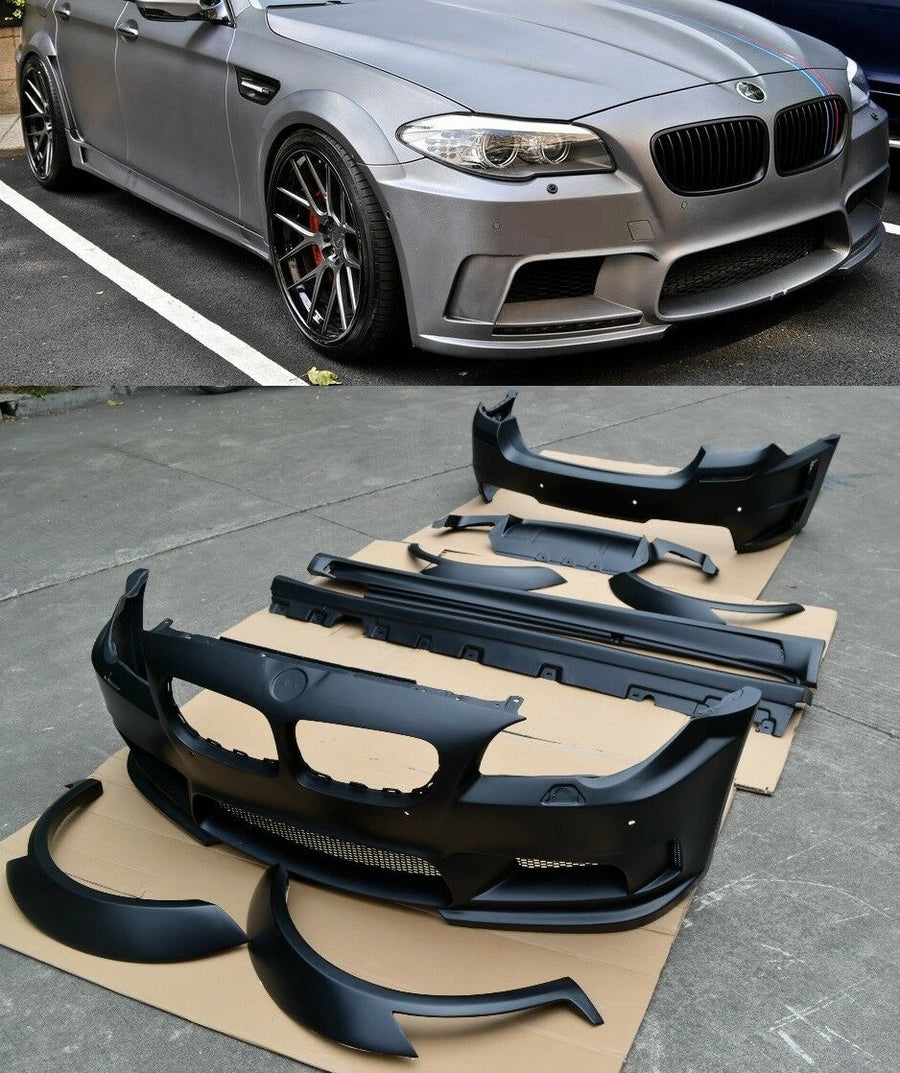 Buy Now WIDE BODY KIT FOR BMW F10 M5 2011-2013 and upgrade car parts from SIR Tuning at the Best Price. Headlights, Tail lights, Bodykits, Navigations, body kit and more - Fast & Free Shipping within Europe, US & Worldwide.
