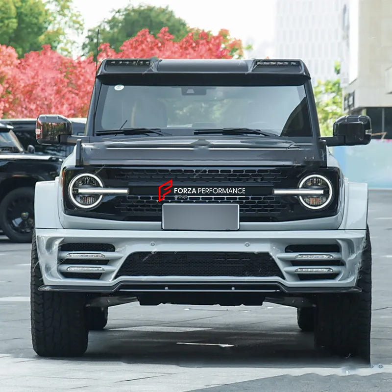 Buy Now WIDE BODY KIT for FORD BRONCO 2021+ and upgrade car parts from SIR Tuning at the Best Price. Headlights, Tail lights, Bodykits, Navigations, body kit and more - Fast & Free Shipping within Europe, US & Worldwide.