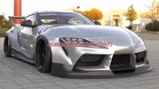 WIDE BODY KIT for TOYOTA SUPRA A90 2019+ FRONT LIP FENDER FLARES SPOILER