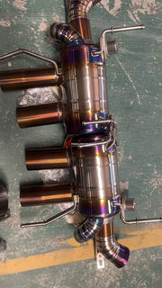 VALVED EXHAUST CATBACK MUFFLER for FERRARI 812 6.5T