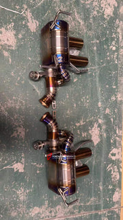 VALVED EXHAUST CATBACK MUFFLER for FERRARI 812 6.5T