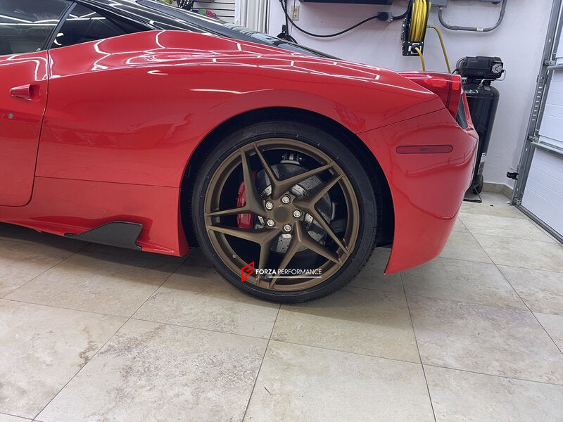 Buy Now 20 21 INCH FORGED WHEELS RIMS for FERRARI 458 ITALIA SPIDER SPECIALE and upgrade car parts from SIR Tuning at the Best Price. Headlights, Tail lights, Bodykits, Navigations, wheels and more - Fast & Free Shipping within Europe, US & Worldwide.