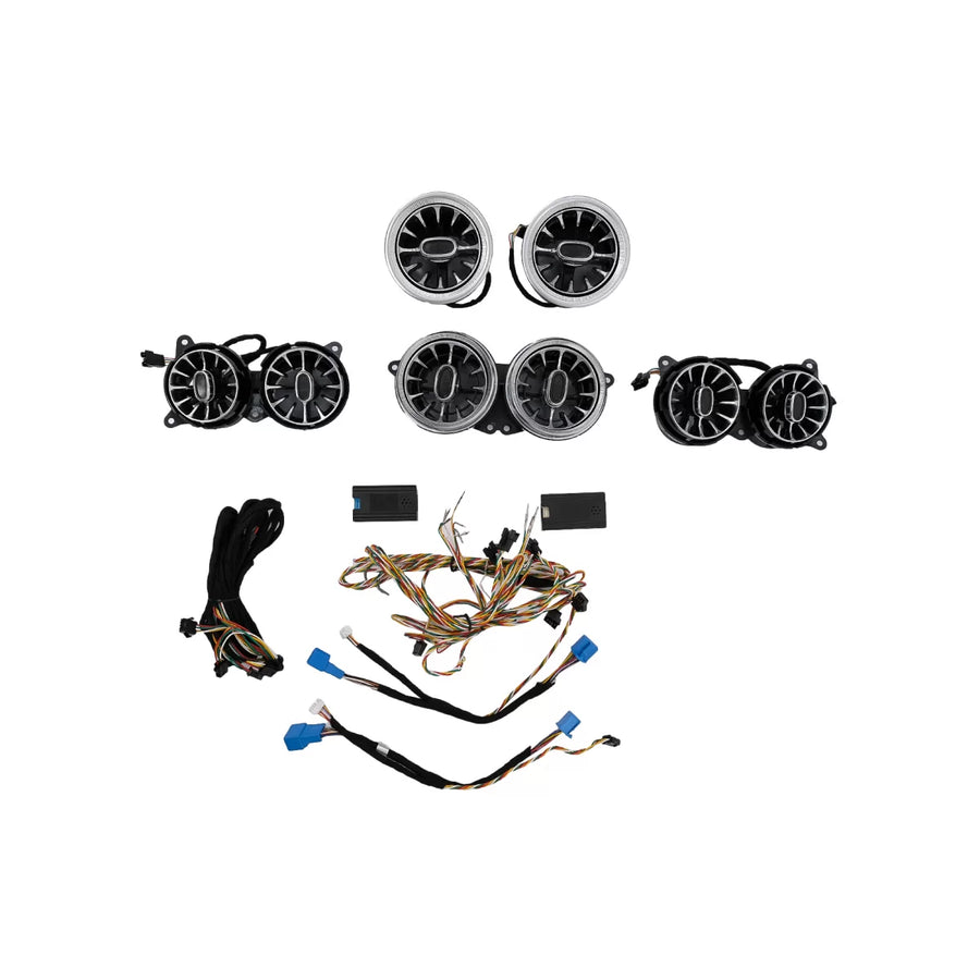 AC Vent Grilles SET Front and Rear Side 64 colors suitable for Mercedes S-Class W222 (2013-2020) – product image 1