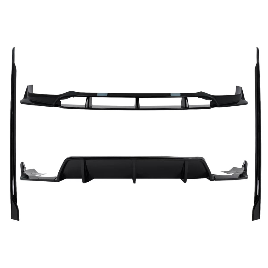 Aero Body Kit suitable for BMW X6 G06 (10.2019-03.2023) M-Tech Black Knight Design Piano Black – product image 1