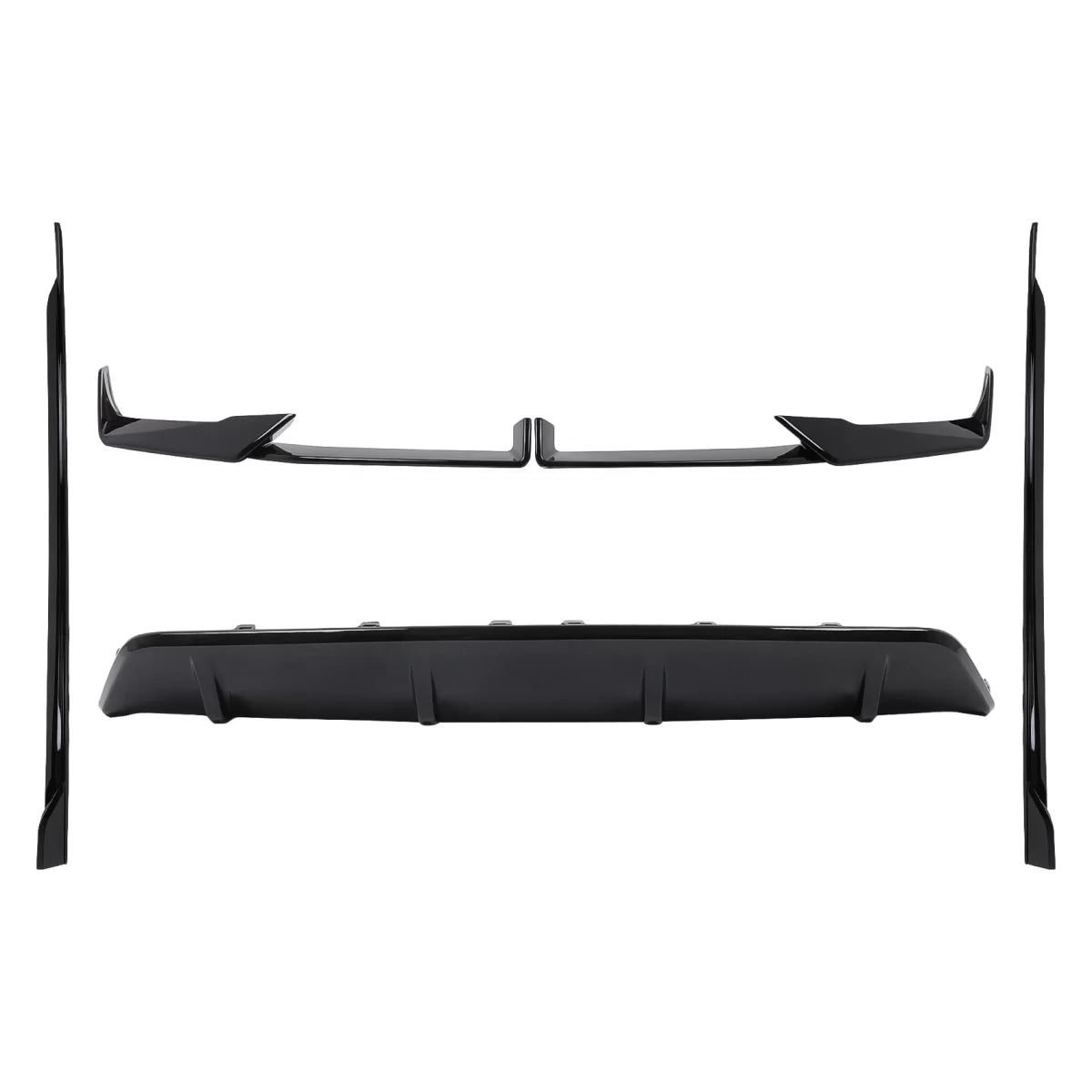 Aero Body Kit suitable for BMW X6 G06 LCI M-Sport (2024-) Black Knight Design Piano Black – product image 1