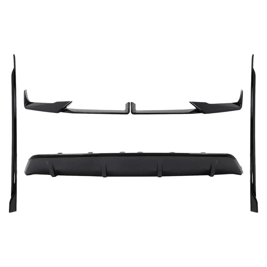 Aero Body Kit suitable for BMW X6 G06 LCI M-Sport (2024-) Black Knight Design Piano Black – product image 1