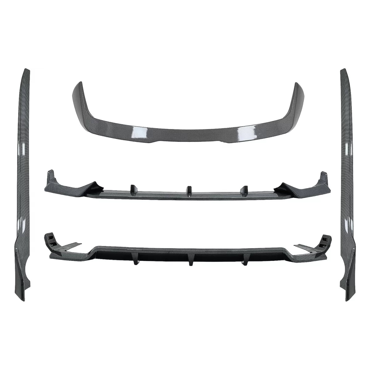 Aero Body Kit suitable for BMW X7 G07 (2018-2022) M-Tech Black Knight Design Carbon Fiber Look – product image 1