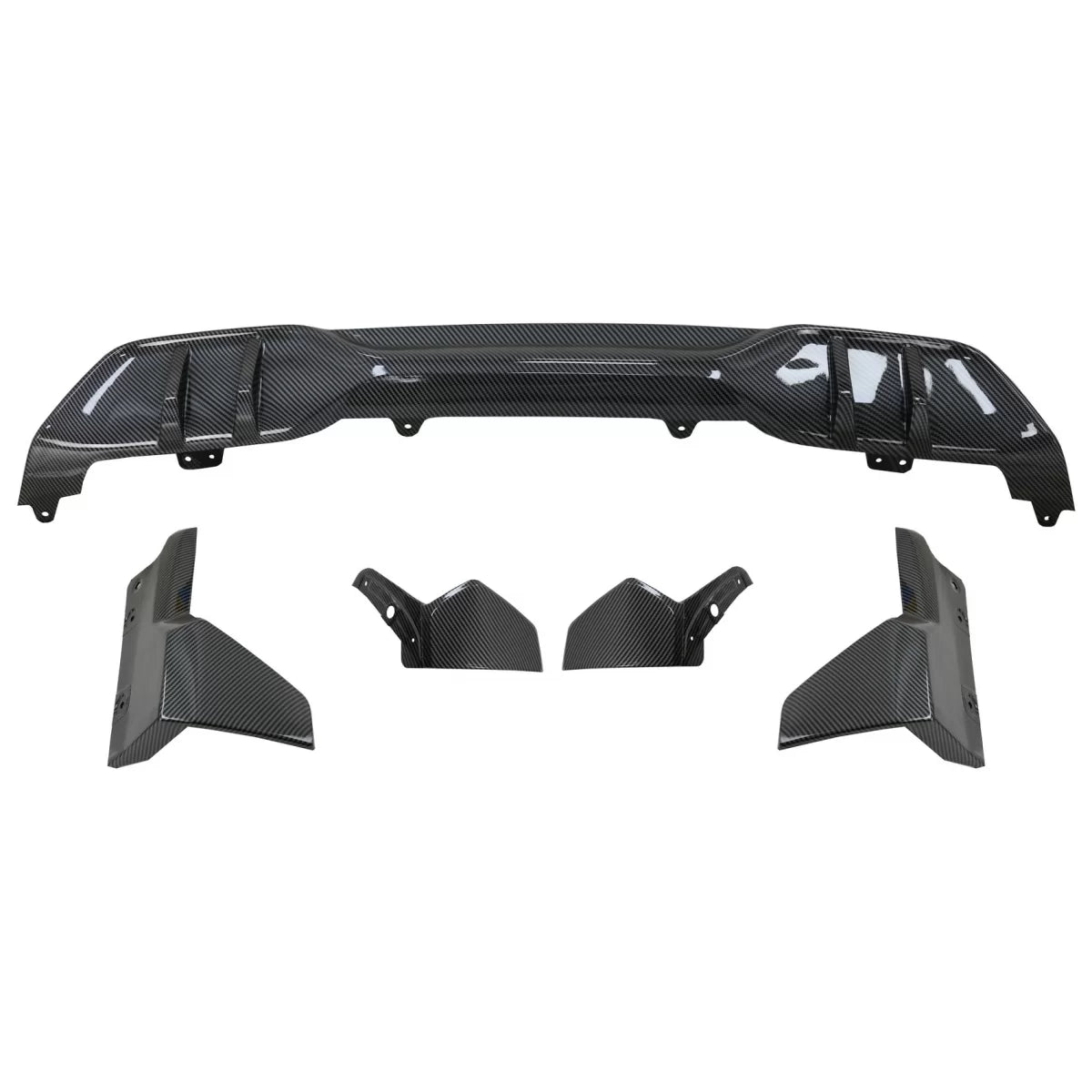 Aero Body Kit Front Bumper Lip and Air Diffuser suitable for BMW X5 G05 (2018-2022) M Performance Design Carbon Look – produc