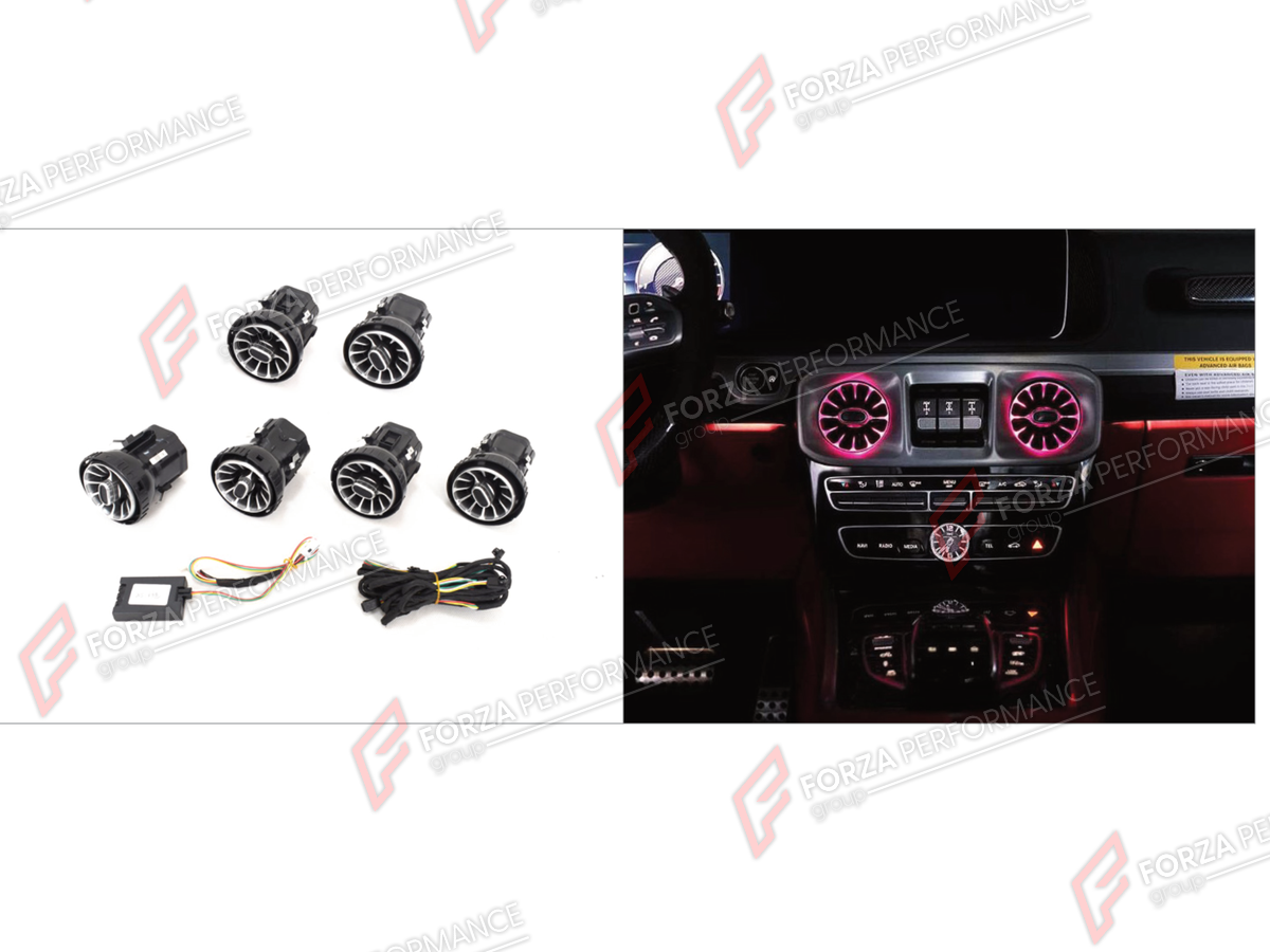 AIR VENTS WITH AMBIENT LIGHTS for MERCEDES-BENZ G-CLASS W464 G63 G350 G350D G400D G500 G550 2019 - 2024