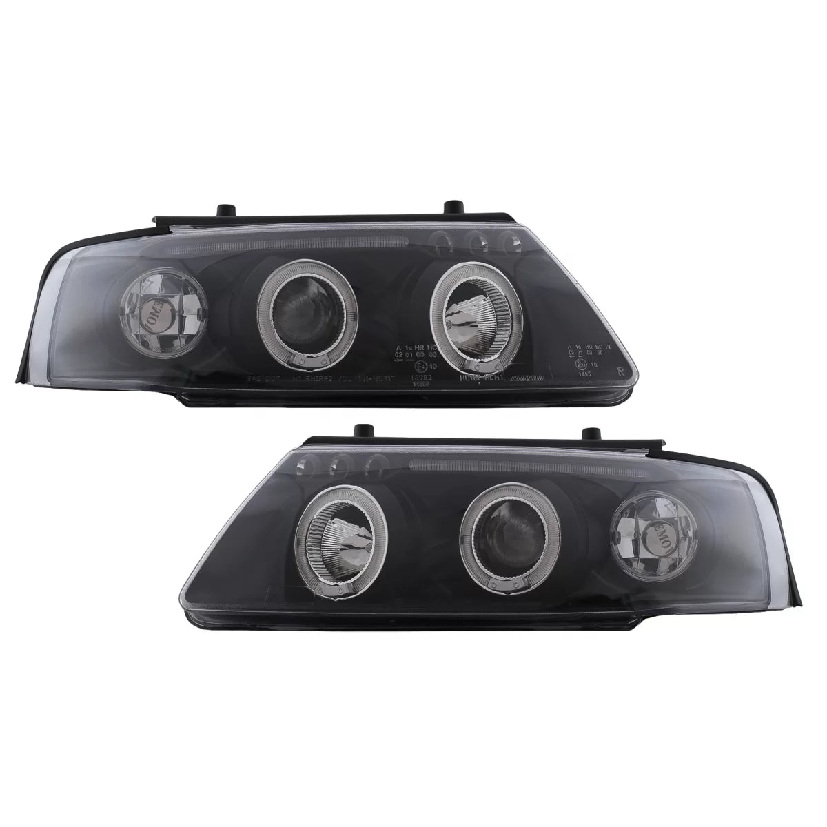 Angel Eyes Headlights suitable for VW Passat B5 3B (11.1996-08.2000) Black – product image 1