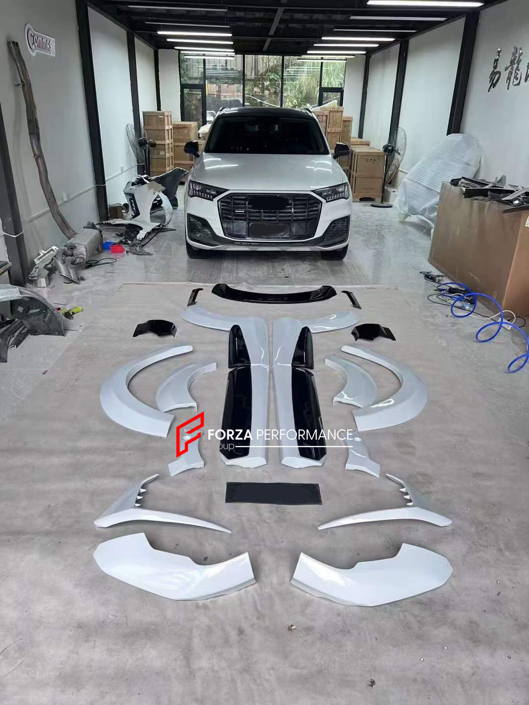 WIDE BODY KIT for AUDI Q7 4M FACELIFT 2019 - 2024
