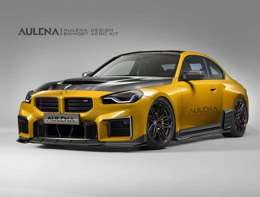 Buy Now AULENA DESIGN CARBON AERO KIT FOR BMW M2 G87 2022+ and upgrade car parts from SIR Tuning at the Best Price. Headlights, Tail lights, Bodykits, Navigations, body kit and more - Fast & Free Shipping within Europe, US & Worldwide.