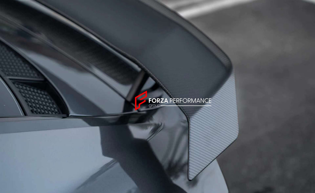 Buy Now AULENA DRY CARBON SPOILER for AUDI R8 4S 2015 - 2023 and upgrade car parts from SIR Tuning at the Best Price. Headlights, Tail lights, Bodykits, Navigations, body kit and more - Fast & Free Shipping within Europe, US & Worldwide.